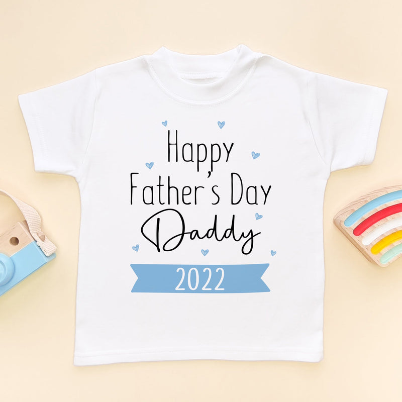 Happy Father's Day Daddy (Boy) T Shirt - Little Lili Store (6547768442952)
