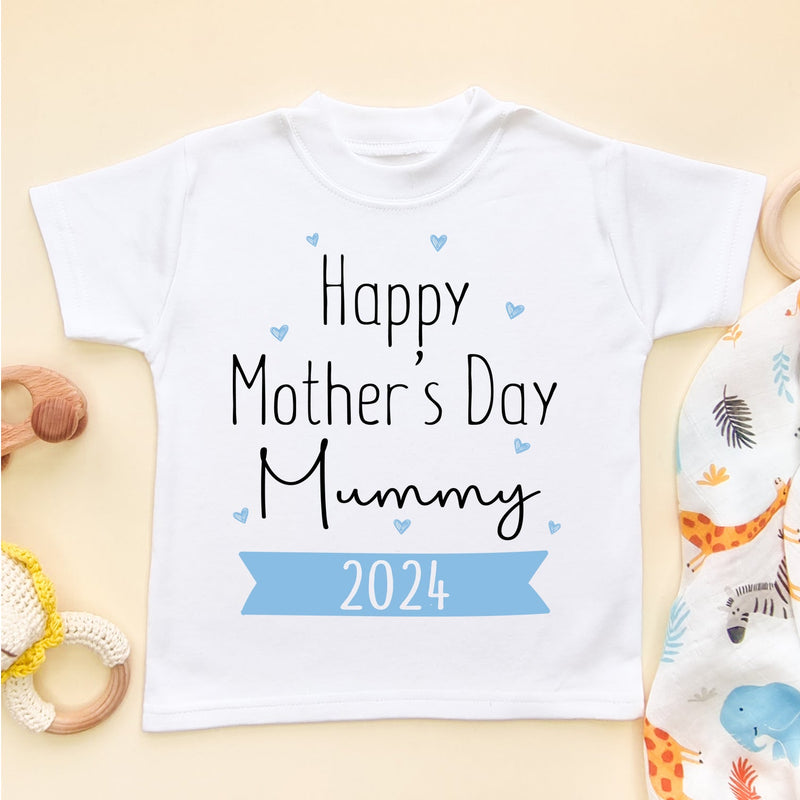 Happy Mother's Day Mummy (Boy) Toddler & Kids T Shirt - Little Lili Store (6607271559240)