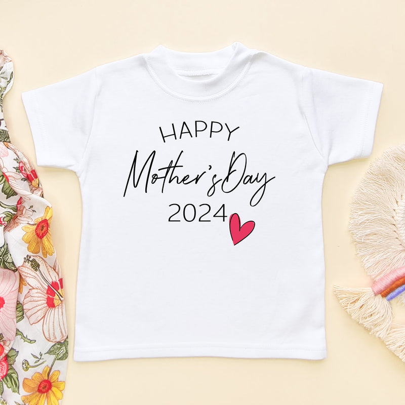 Happy Mother's Day Toddler & Kids T Shirt - Little Lili Store (6607271886920)