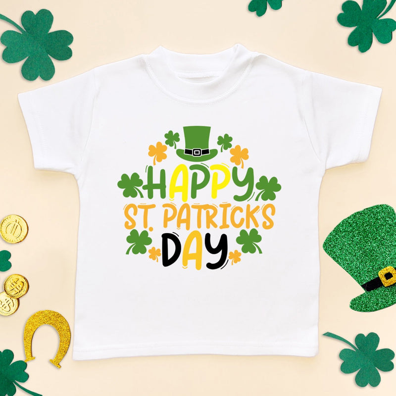 Happy St Patrick's Day Toddler T Shirt - Little Lili Store (6609575280712)