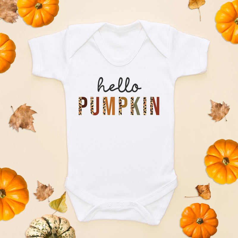 Hello Pumpkin Baby Bodysuit - Little Lili Store (6578130747464)