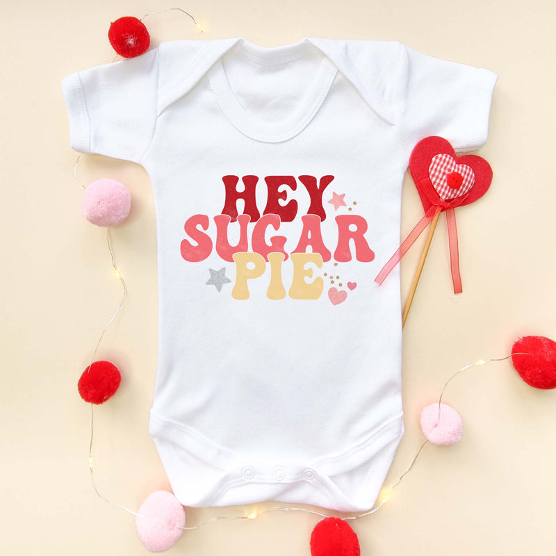 Hey Sugar Pie Valentine Baby Bodysuit - Little Lili Store (6604805537864)