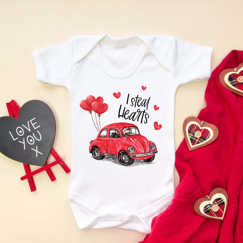 I Steal Hearts Baby Bodysuit - Little Lili Store (5869974388808)