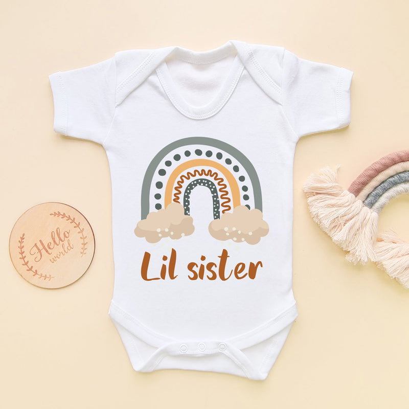 Lil Sister Boho Rainbow Style Baby Bodysuit - Little Lili Store (6609203953736)