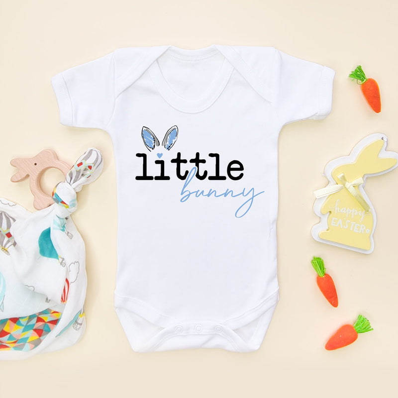 Little Bunny Easter Boy Baby Bodysuit - Little Lili Store (5879696162888)