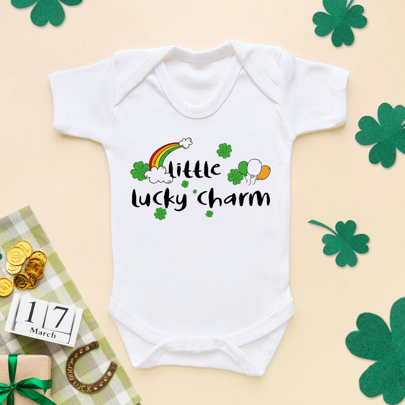 Little Lucky Charm St Patrick's Day Baby Bodysuit - Little Lili Store (6609574821960)