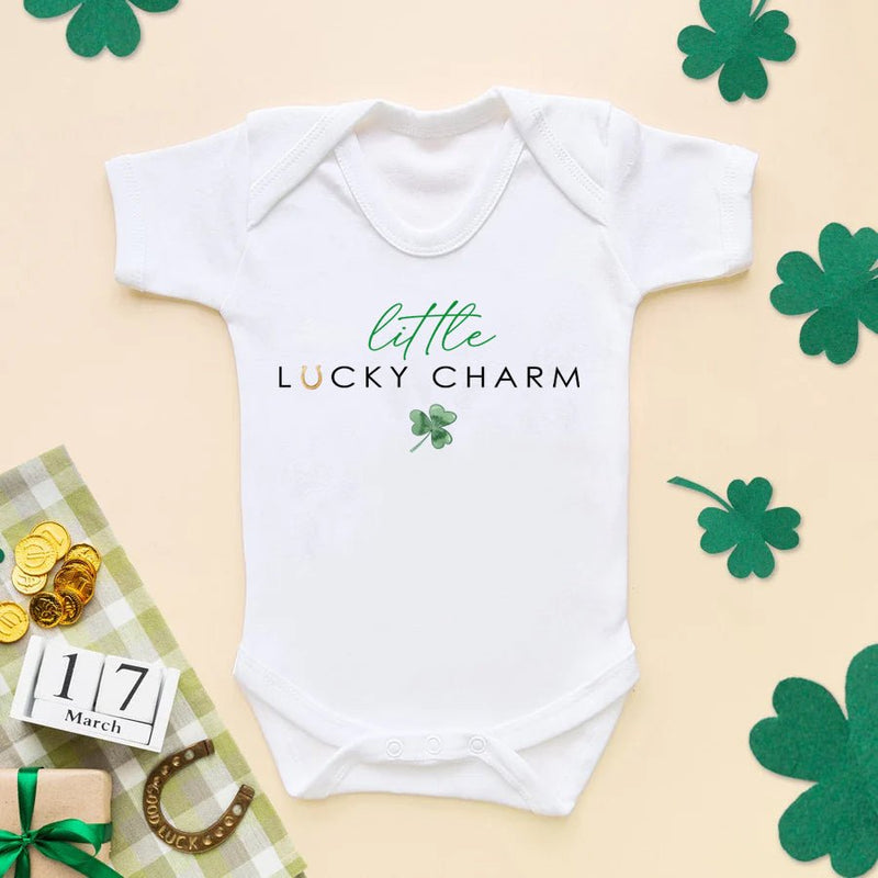 Little Lucky Charm St Patrick's Day Baby Bodysuit - Little Lili Store (8145198350616)