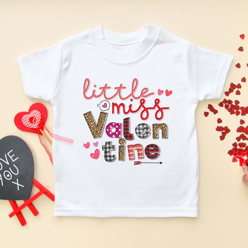 Little Miss Valentine T Shirt - Little Lili Store (6604806029384)