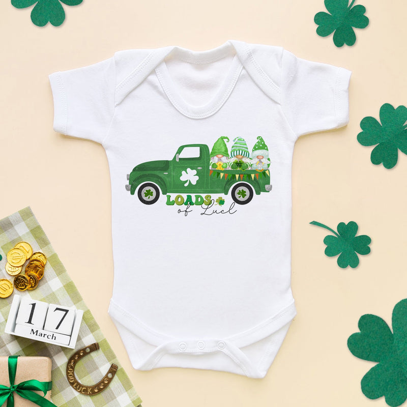 Loads Of Luck St Patrick's Day Baby Bodysuit - Little Lili Store (6609574232136)