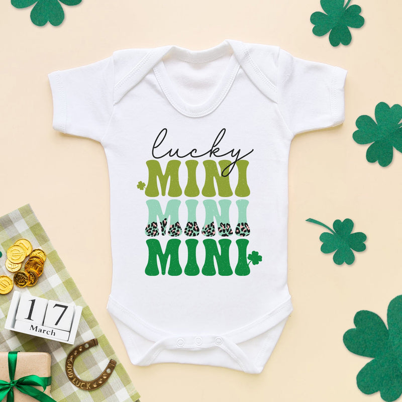 Lucky Mini St Patrick's Day Baby Bodysuit - Little Lili Store (6609575182408)