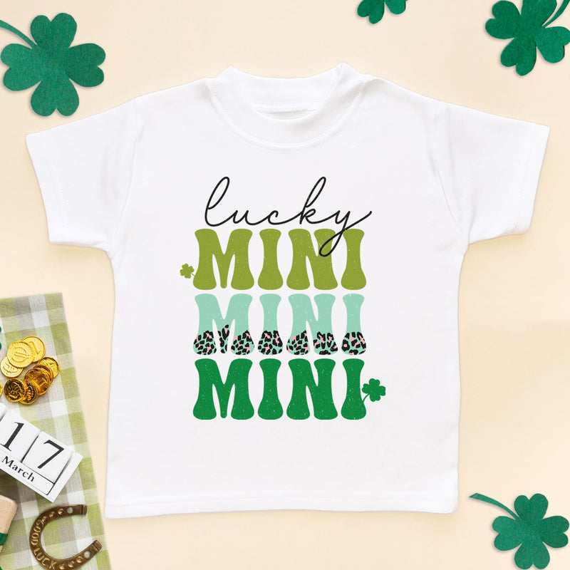 Lucky Mini St Patrick's Day Toddler T Shirt - Little Lili Store (6609576427592)