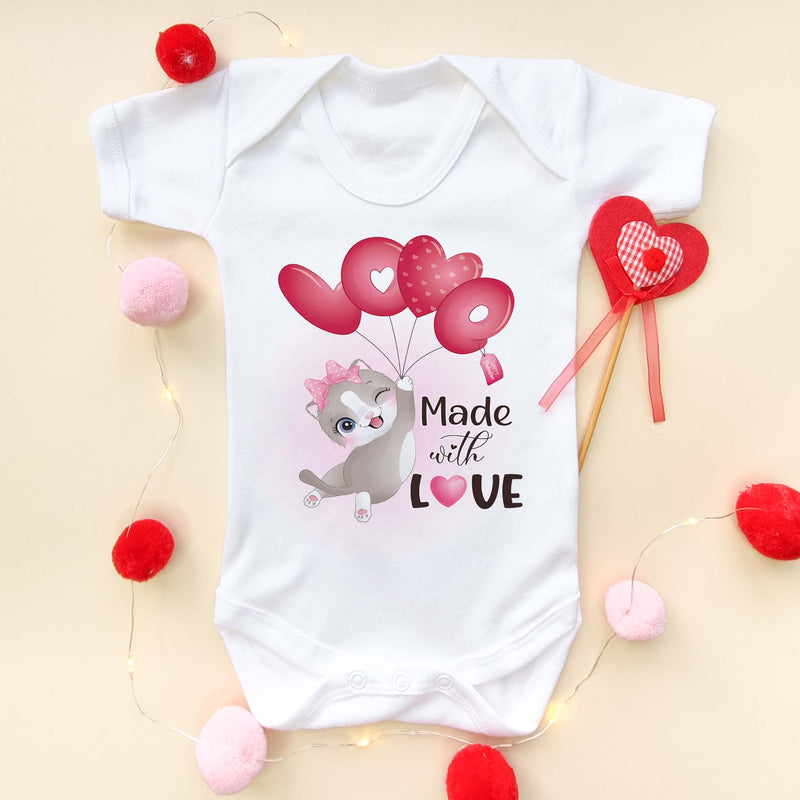 Made With Love Baby Bodysuit - Little Lili Store (5869974782024)