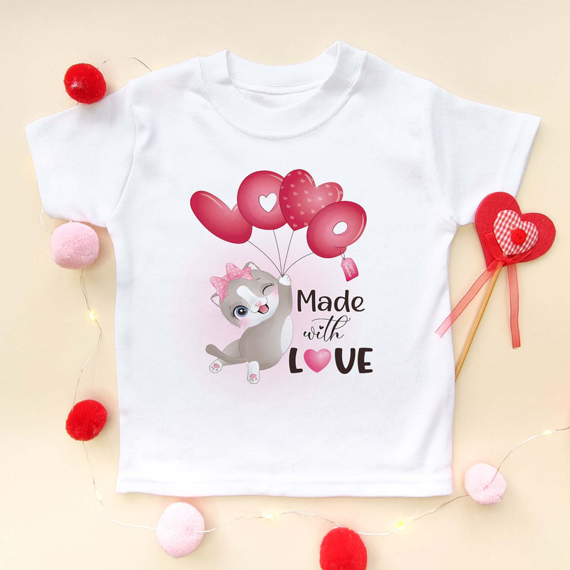Made With Love T Shirt - Little Lili Store (5869977698376)