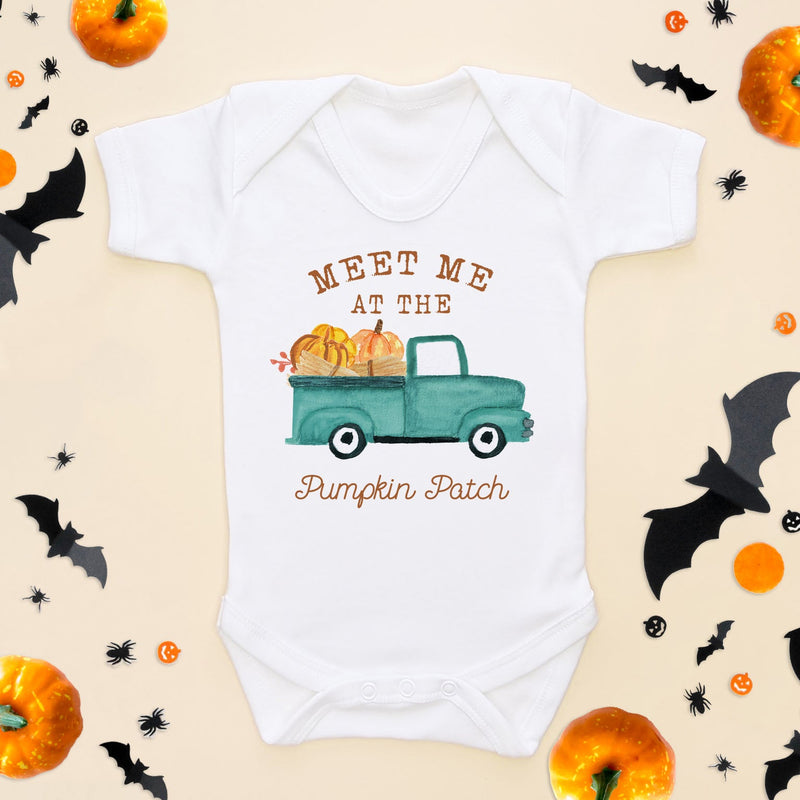 Meet Me At The Pumpkin Patch Baby Bodysuit - Little Lili Store (5860995891272)