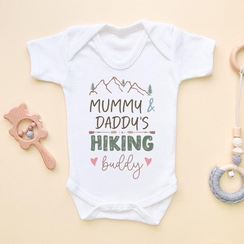 Mummy & Daddy's Hiking Buddy Baby Bodysuit - Little Lili Store (8290315829528)