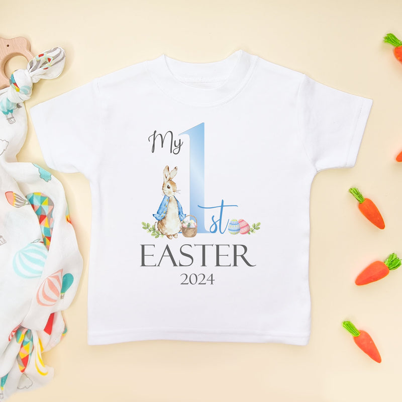 My 1st Easter 2024 Peter Rabbit Inspired (Boy) Toddler T Shirt - Little Lili Store (8147576717592)