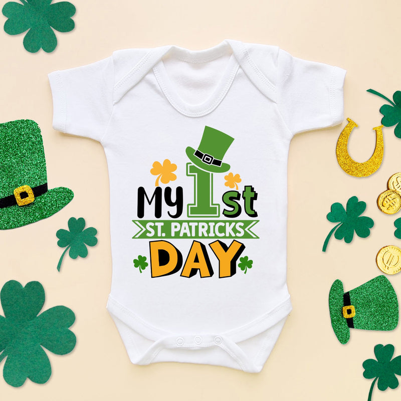 My 1st St Patrick's Day Baby Bodysuit - Little Lili Store (6609574428744)