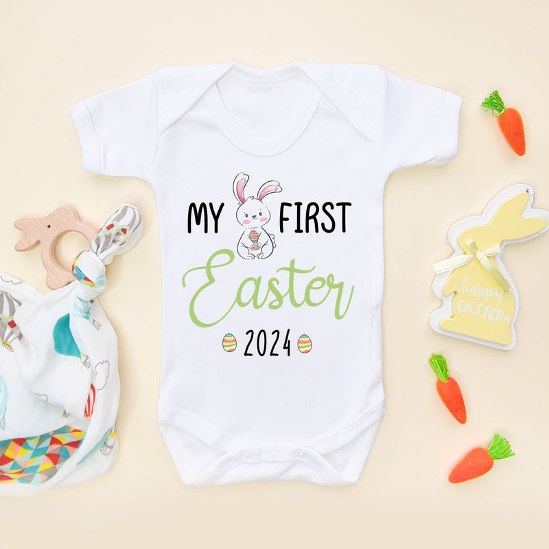 My First Easter 2024 Baby Bodysuit - Little Lili Store (5879697342536)