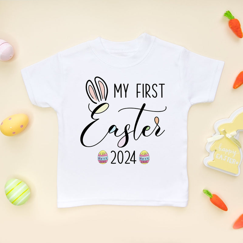 My First Easter 2024 Toddler T Shirt - Little Lili Store (5879698391112)