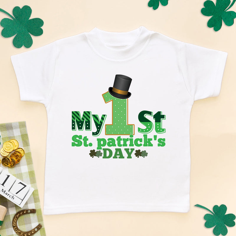 My First St Patrick's Day Toddler T Shirt - Little Lili Store (6609575542856)
