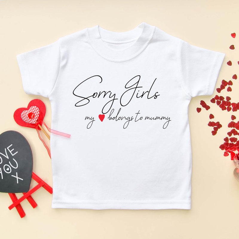 My Heart Belongs To Mummy T Shirt - Little Lili Store (5869977894984)