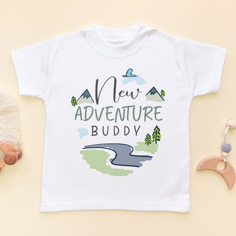 New Adventure Buddy Toddler & Kids T Shirt - Little Lili Store (8290351055128)