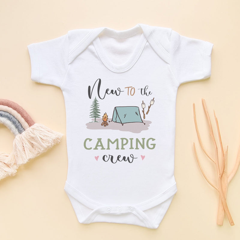 New To The Camping Crew Baby Bodysuit - Little Lili Store (8290369667352)