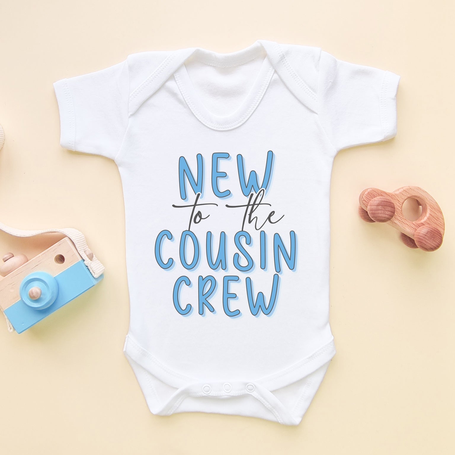 New To The Cousin Crew Boy Baby Bodysuit – Little Lili Store