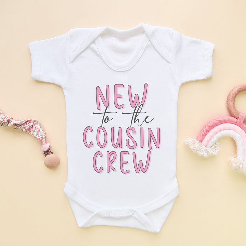 New To The Cousin Crew Girl Baby Bodysuit