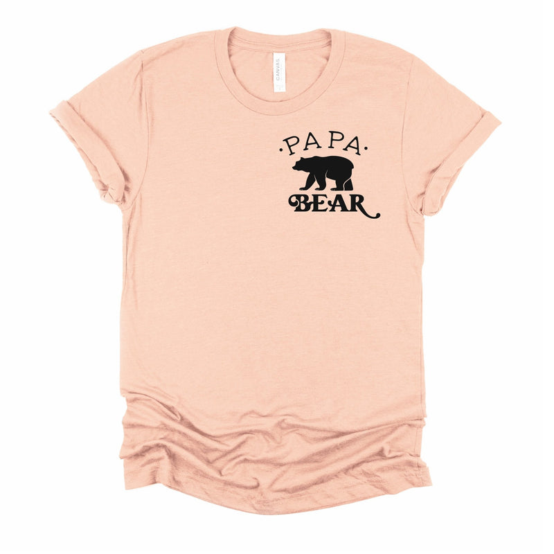 Papa Bear T Shirt - Little Lili Store (6547005440072)