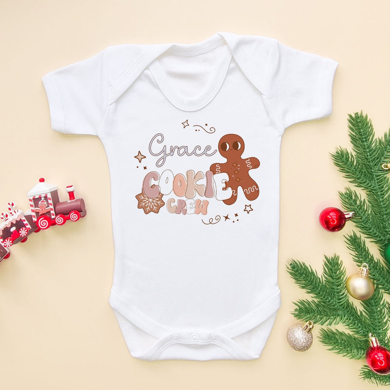 Personalised Cute Gingerbread Cooking Crew Baby Bodysuit - Little Lili Store (6662727499848)