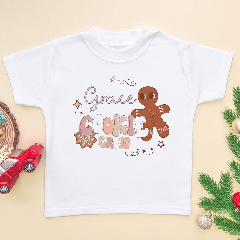 Personalised Gingerbread Cookie Crew T Shirt - Little Lili Store (6662721929288)