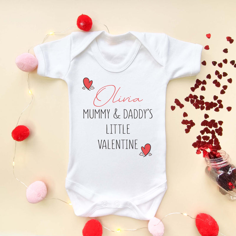 Personalised Little Valentine Baby Bodysuit - Little Lili Store (6604805374024)