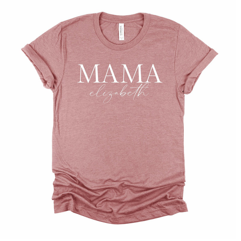 Personalised Mama T Shirt - Little Lili Store (6547011534920)
