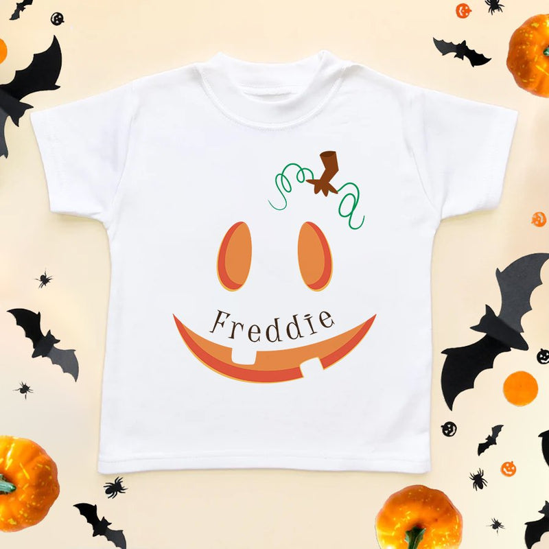 Personalised Name Halloween T Shirt - Little Lili Store (6578134384712)