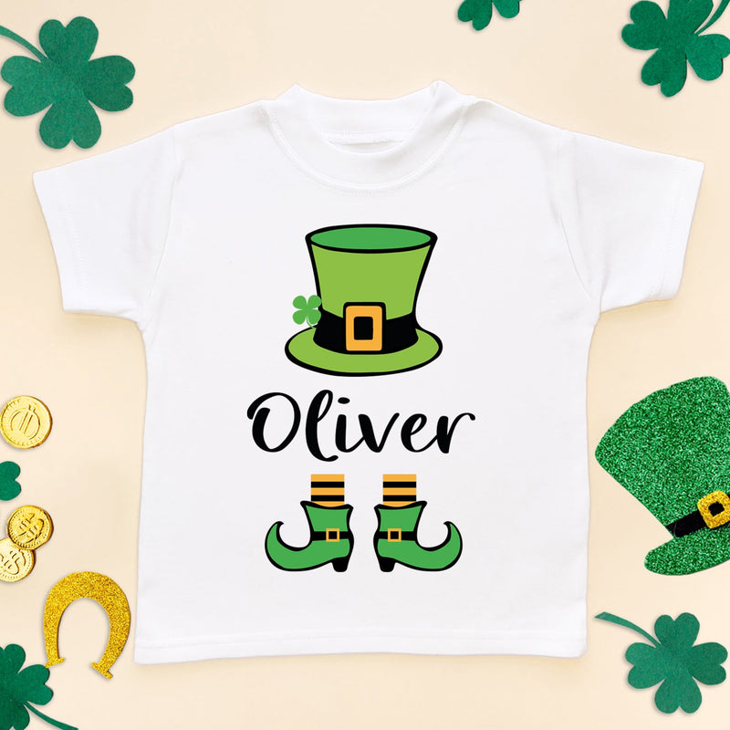 Personalised Name St Patrick's Day Toddler T Shirt - Little Lili Store (6609576165448)