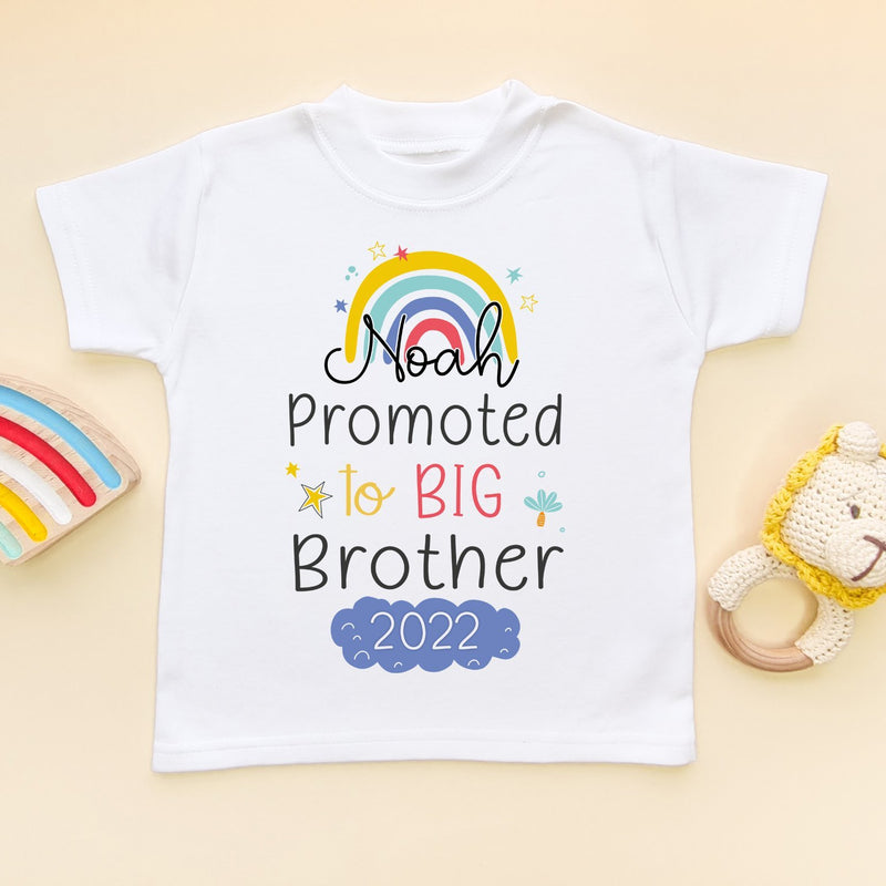 Promoted To Big Brother Personalised T Shirt - Little Lili Store (6599118520392)