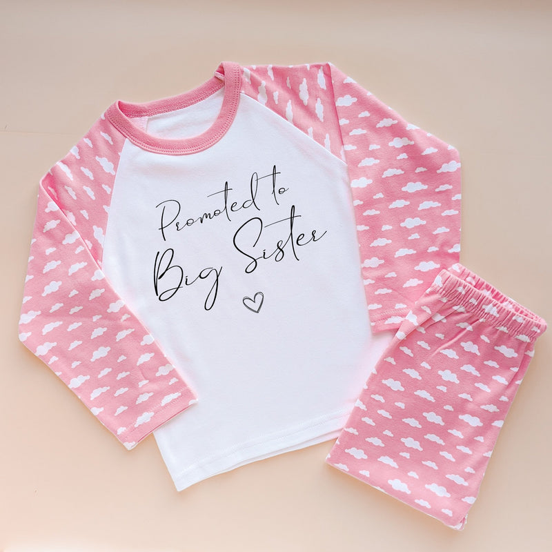 Promoted To Big Sister Pink Pyjamas Set - Little Lili Store (8715940462872)