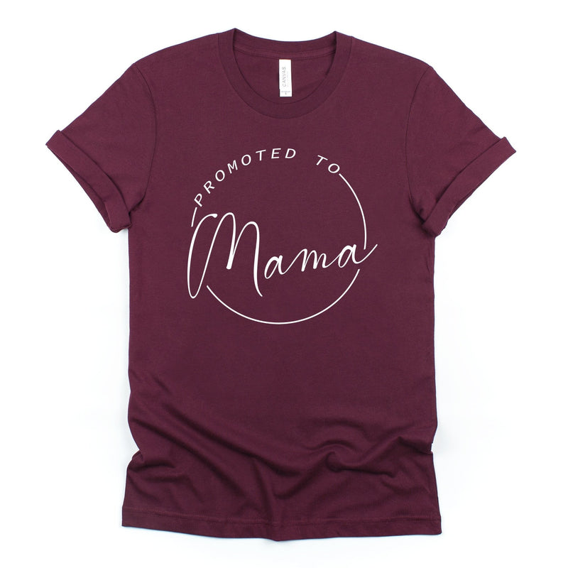 Promoted To Mama T Shirt - Little Lili Store (6547002392648)