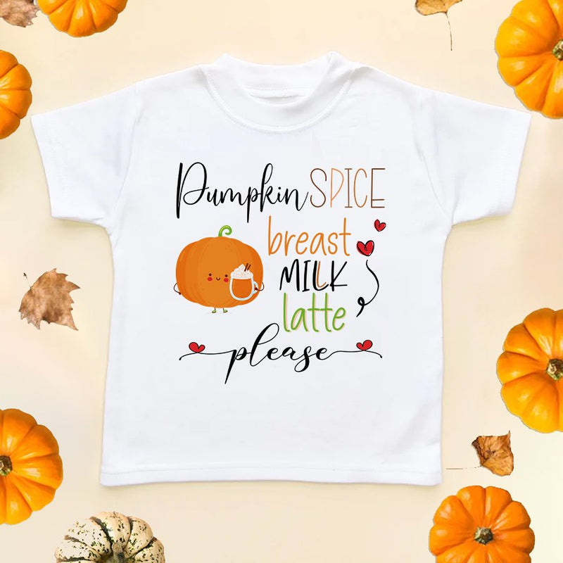Pumpkin Spice Breast Milk Latte Please T Shirt - Little Lili Store (5861785894984)