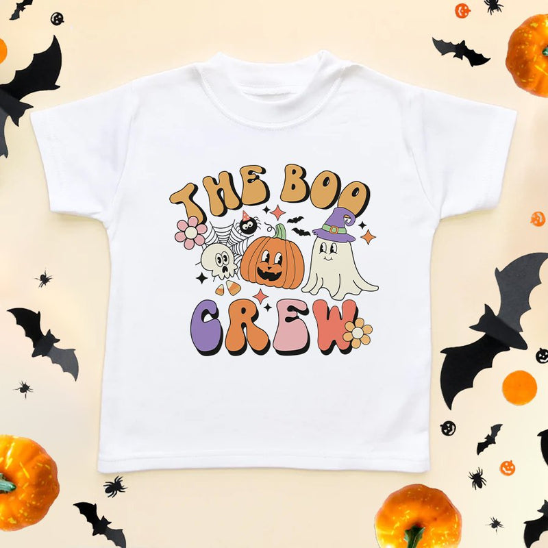Retro The Boo Crew Toddler & Kids T Shirt - Little Lili Store (8595849052440)