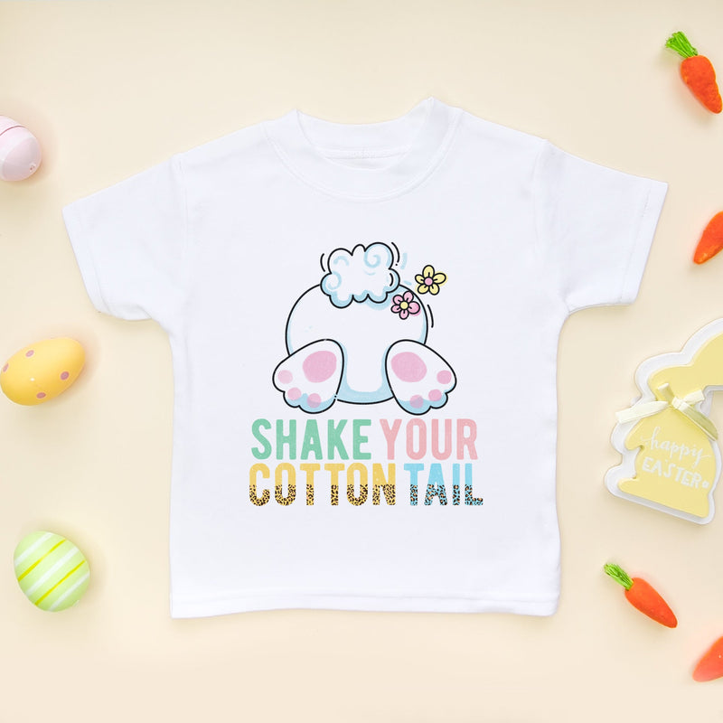 Shake Your Cotton Tail Funny Easter Toddler T Shirt - Little Lili Store (6608153968712)