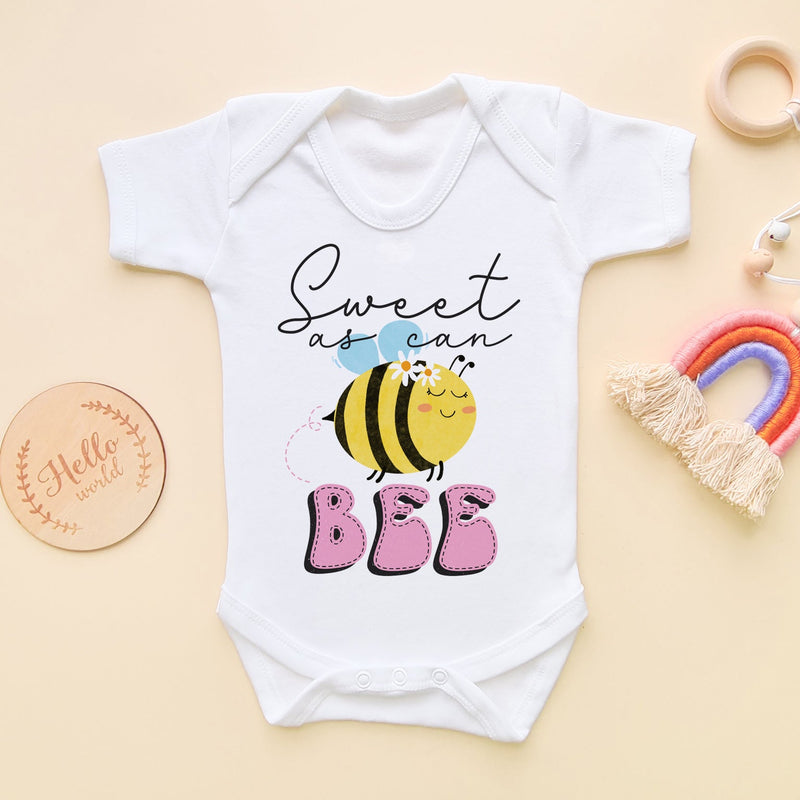 Sweet As Can Bee Baby Bodysuit - Little Lili Store (6609759961160)
