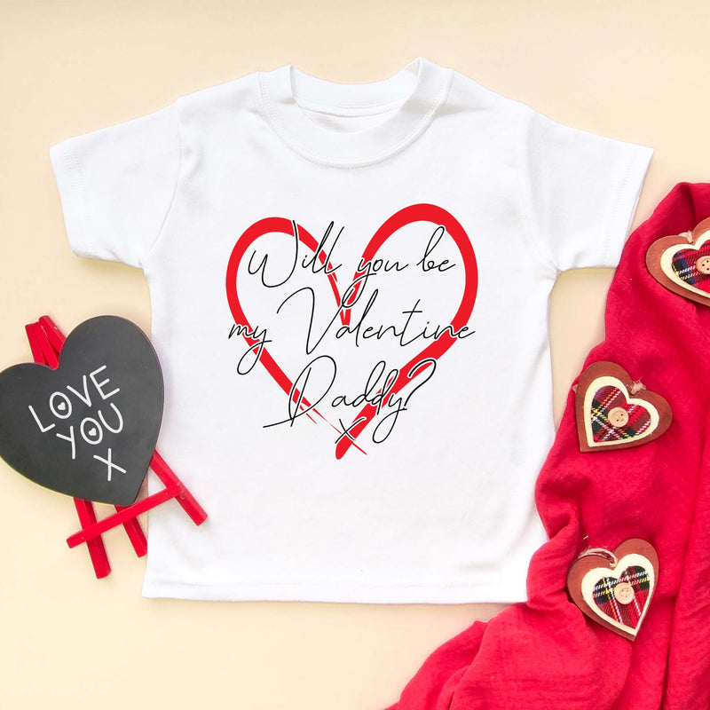 Will You Be My Valentine T Shirt - Little Lili Store (5872313434184)